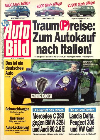 Deckblatt Auto Bild (23/1993)